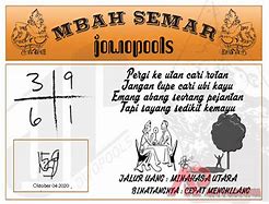 Semar Jitu Sdy Hari Ini